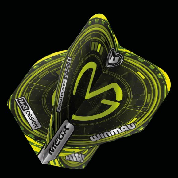 Player Mega Standard MvG (Michael Van Gerwen) Logo Tech Green