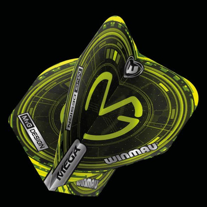 Player Mega Standard MvG (Michael Van Gerwen) Logo Tech Green