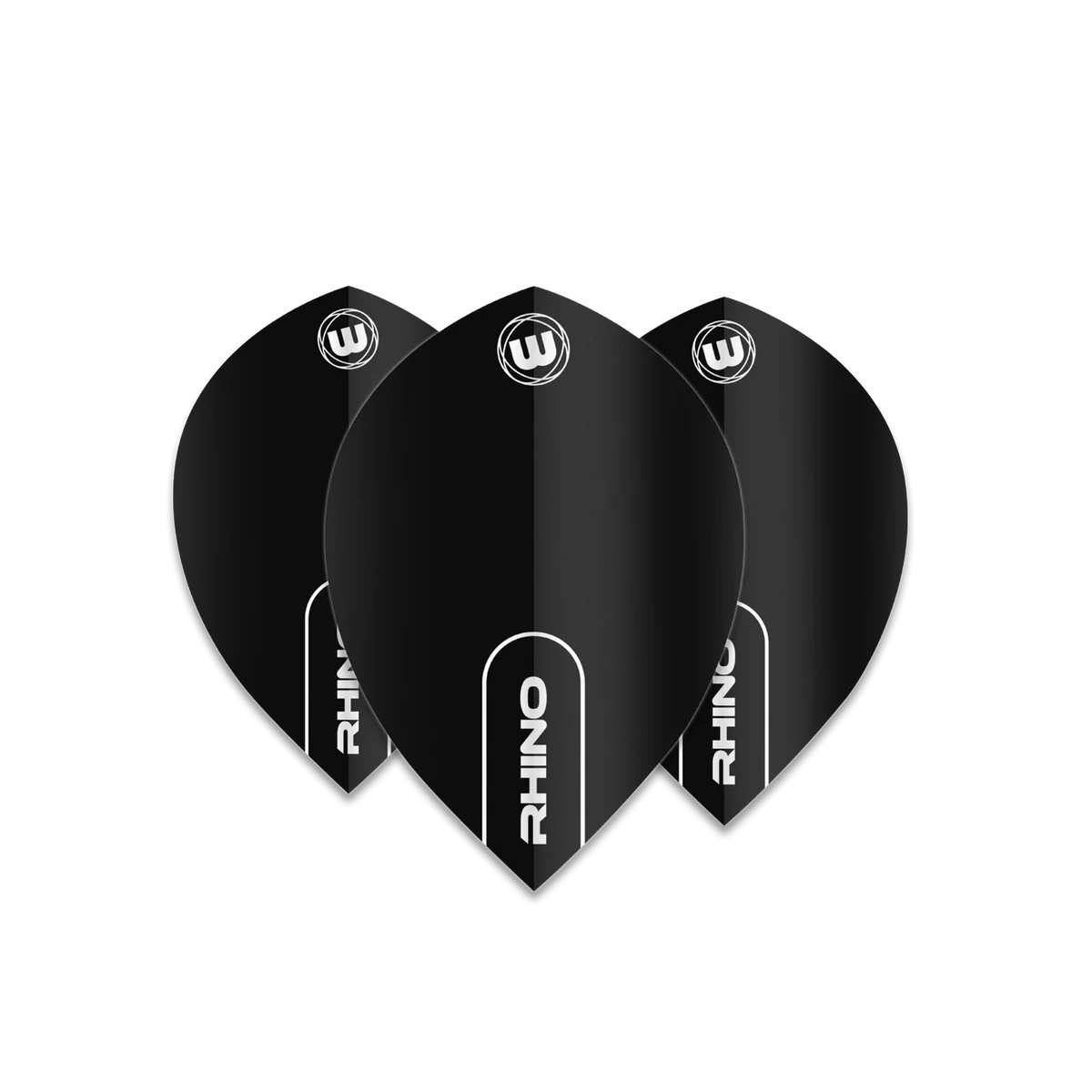 Winmau Rhino Dart Flights - Pear Black