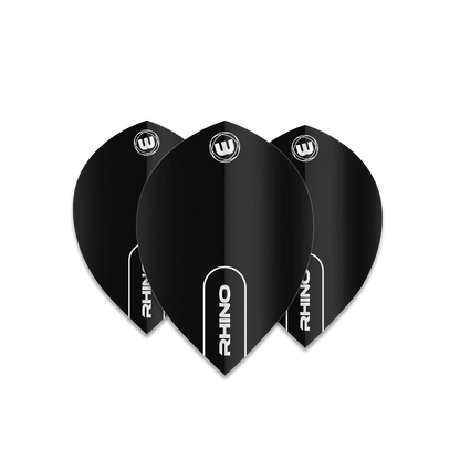 Winmau Rhino Dart Flights - Pear Black