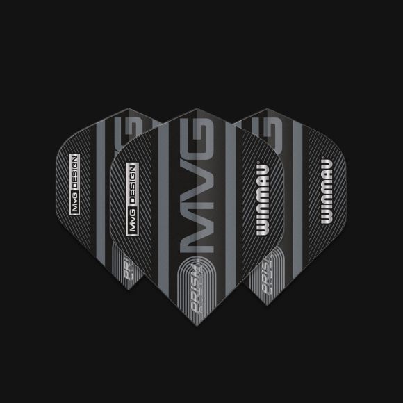 Prism Alpha MvG (Michael Van Gerwen) 2021 Black & Grey Extra Thick