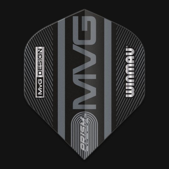 Prism Alpha MvG (Michael Van Gerwen) 2021 Black & Grey Extra Thick