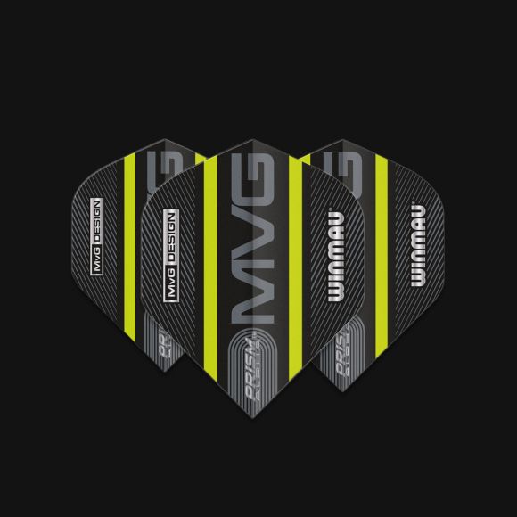 Prism Alpha MvG (Michael Van Gerwen) 2021 Black & Green Extra Thick
