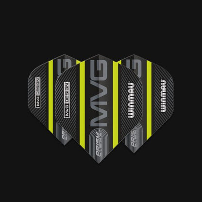 Prism Alpha MvG (Michael Van Gerwen) 2021 Black & Green Extra Thick