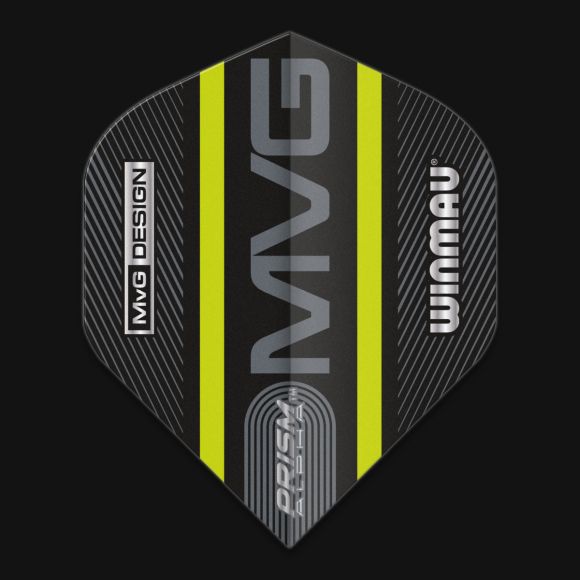 Prism Alpha MvG (Michael Van Gerwen) 2021 Black & Green Extra Thick