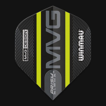 Prism Alpha MvG (Michael Van Gerwen) 2021 Black & Green Extra Thick