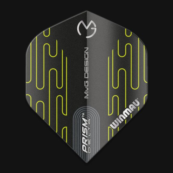 Prism Delta MvG (Michael Van Gerwen) 2021 Black Extra Thick