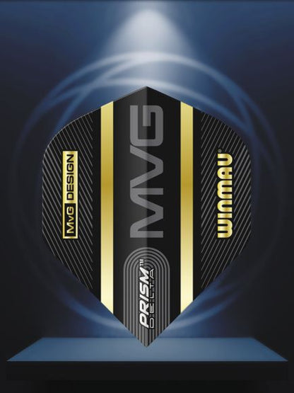 Prism Delta MvG (Michael Van Gerwen) Black & Gold Extra Thick