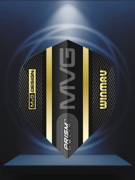 Prism Delta MvG (Michael Van Gerwen) Black & Gold Extra Thick