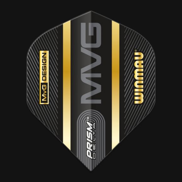 Prism Delta MvG (Michael Van Gerwen) Black & Gold Extra Thick