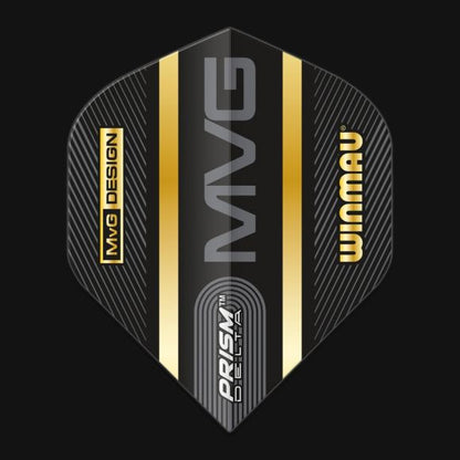 Prism Delta MvG (Michael Van Gerwen) Black & Gold Extra Thick