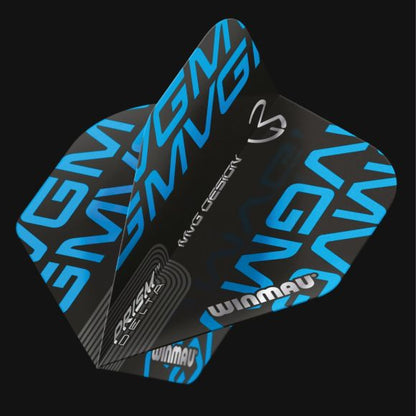 Prism Delta MvG (Michael Van Gerwen) Black and Blue Logo Extra Thick