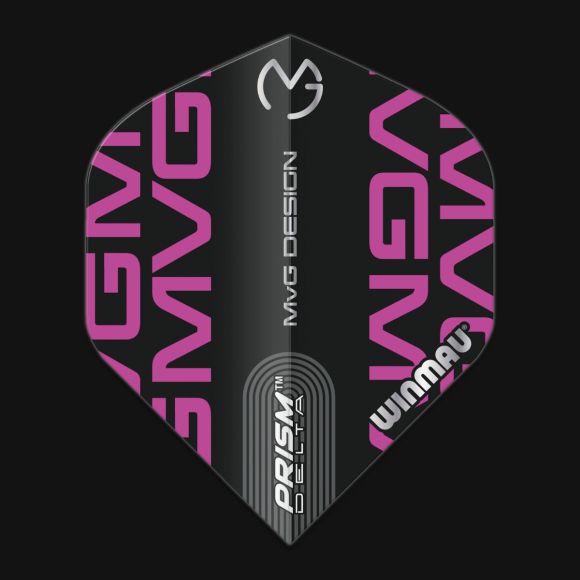 Prism Delta MvG (Michael Van Gerwen) Black & Purple Logo Extra Thick
