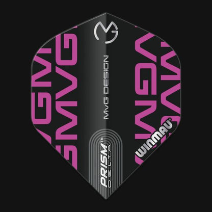 Prism Delta MvG (Michael Van Gerwen) Black & Purple Logo Extra Thick
