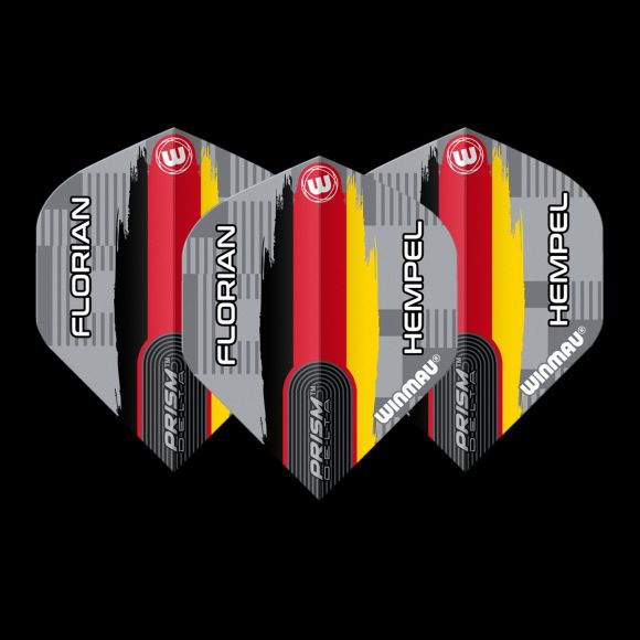Winmau Specialist Players Prism Delta Florian Hempel Grey Flag Extra Thick