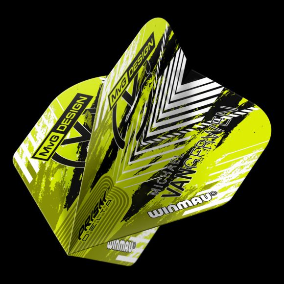Prism Delta MvG (Michael Van Gerwen) Green & Black Chevron Extra Thick