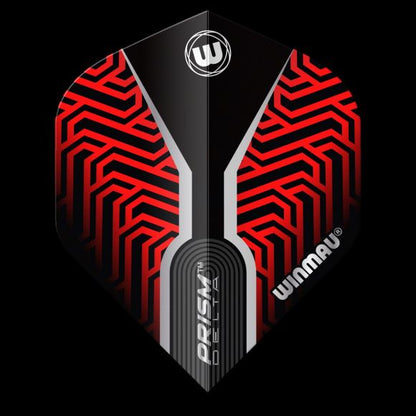 Winmau Prism Delta Kairos Red Extra Thick Flights