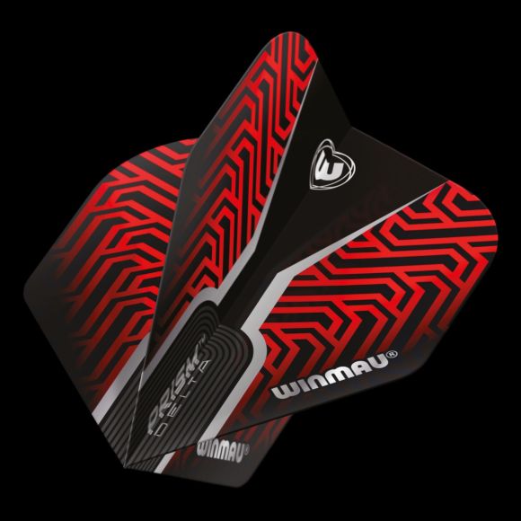 Winmau Prism Delta Kairos Red Extra Thick Flights