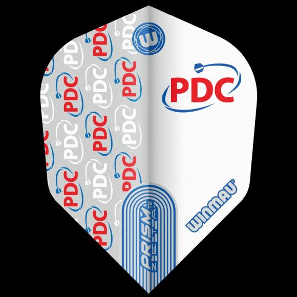 Winmau Prism Zeta PDC White #6 Standard Extra Thick Flights