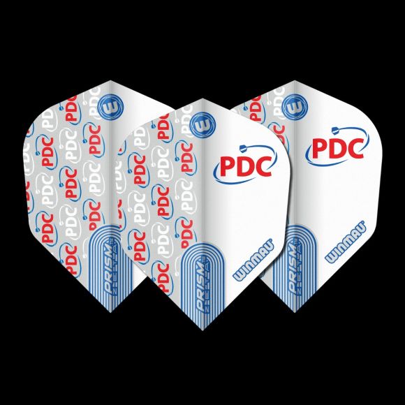 Winmau Prism Zeta PDC White #6 Standard Extra Thick Flights