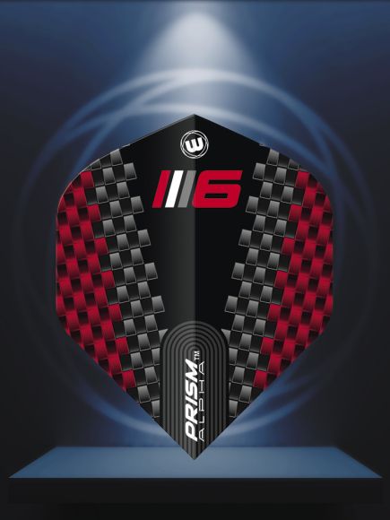 Prism Alpha Blade 6 Black & Red Extra Thick