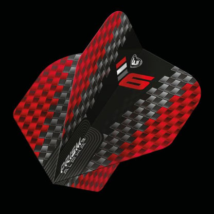 Prism Alpha Blade 6 Black & Red Extra Thick