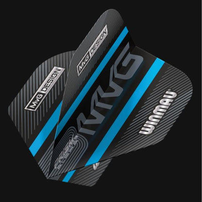 Prism Alpha MvG (Michael Van Gerwen) Black & Blue Logo Stripe Extra Thick