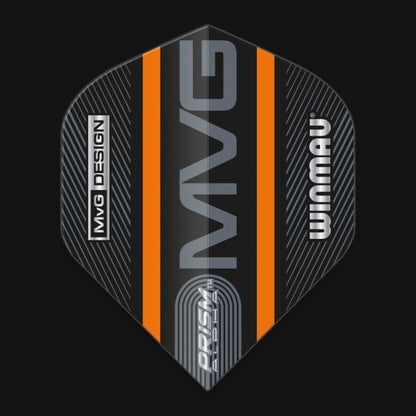 Prism Alpha MvG (Michael Van Gerwen) Black & Orange Logo Stripe Extra Thick