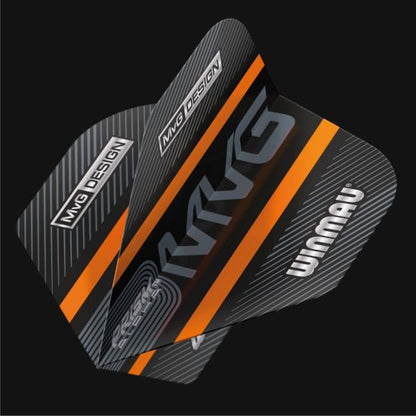 Prism Alpha MvG (Michael Van Gerwen) Black & Orange Logo Stripe Extra Thick