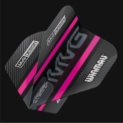 Prism Alpha MvG (Michael Van Gerwen) Black & Purple Logo Stripe Extra Thick