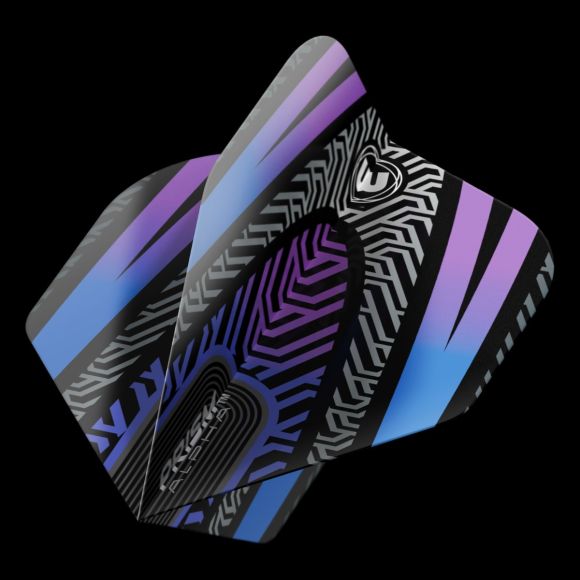 Winmau Prism Alpha Black & Purple Extra Thick