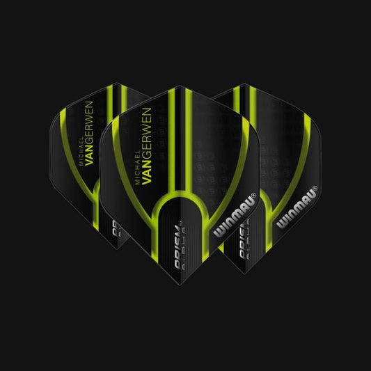 Prism Alpha MvG (Michael Van Gerwen) Black & Green Extra Thick