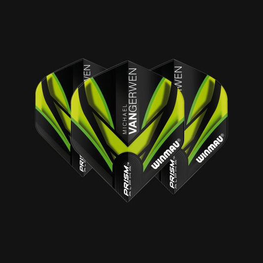 Prism Alpha MvG (Michael Van Gerwen) Black & Green Extra Thick