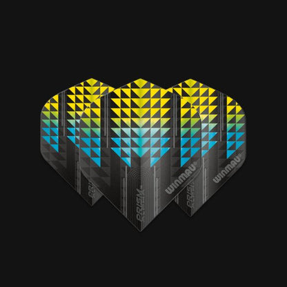 Prism Alpha Triangles Black & Yellow Extra Thick