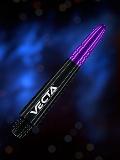 Winmau Vecta Black & Purple Short Shafts