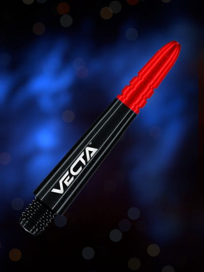 Winmau Vecta Black & Red Short Shafts
