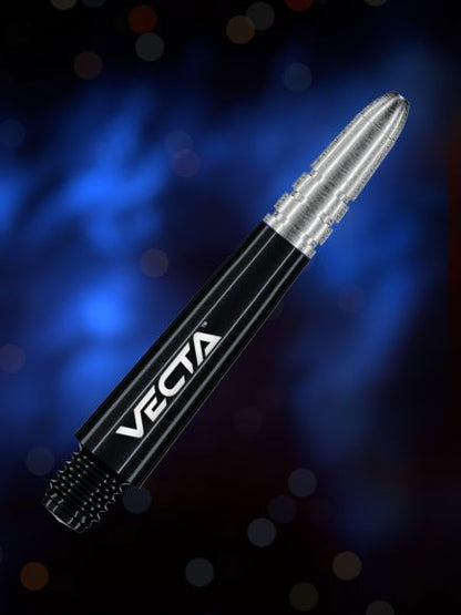 Winmau Vecta Black & Silver Short Shafts