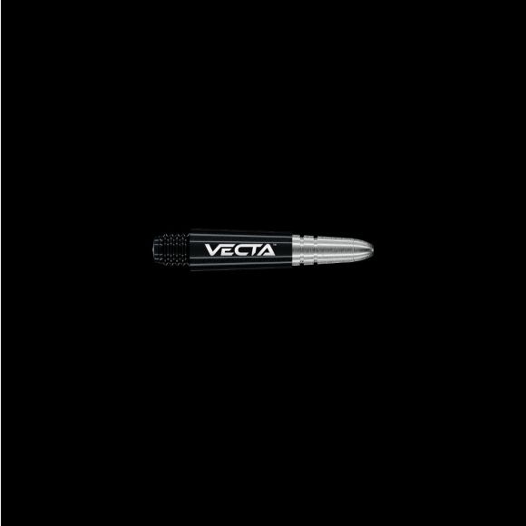 Winmau Vecta Black & Silver Short Shafts