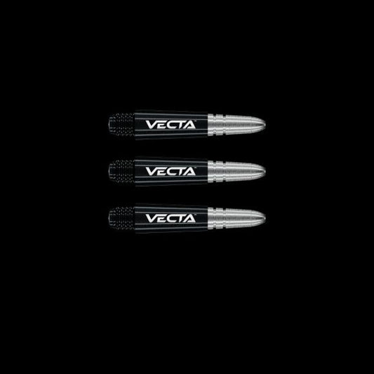 Winmau Vecta Black & Silver Short Shafts