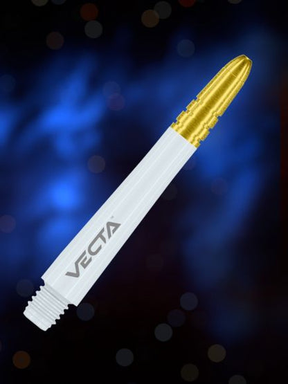 Winmau Vecta White & Gold Medium Shafts