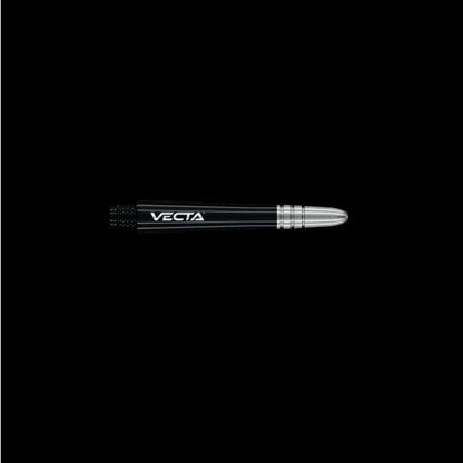 Winmau Vecta Black & Silver Medium Shafts