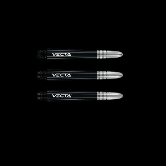 Winmau Vecta Black & Silver Medium Shafts