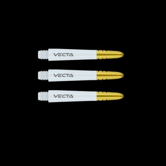 Winmau Vecta White & Gold Intermediate Shafts