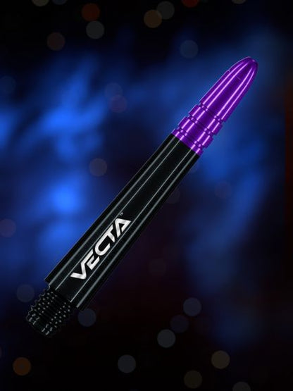 Winmau Vecta Black & Purple Intermediate Shafts