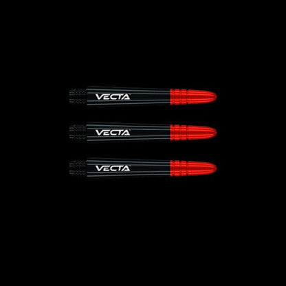 Winmau Vecta Black & Red Medium Shafts