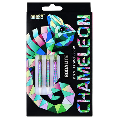 One80 Chameleon Sodalite 19 gram 90% Tungsten Soft Tip Dart Set