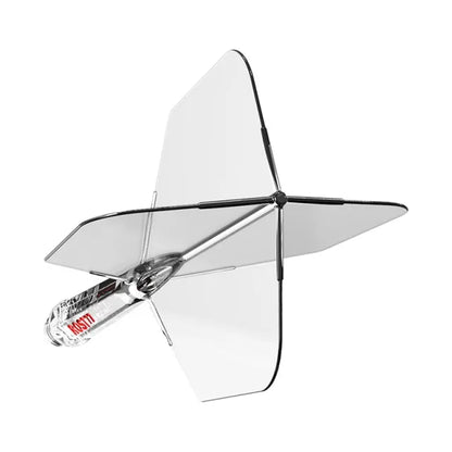CUESOUL ROST 77 Integrated Dart Shaft & Flight - Big Wing Shape - Medium - Transparent R/Y/B