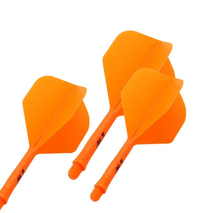 CUESOUL ROST AK5 Integrated Dart Shaft & Flight - Standard Shape - Medium - Orange