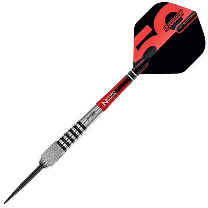 Red Dragon 50 Year Flightmaster Torpedo 2 Steel Tip Darts 24 gram 80% Tungsten
