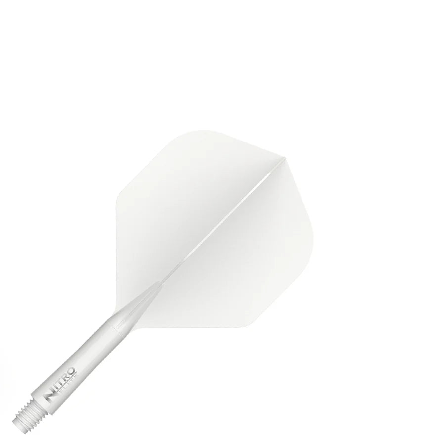 Red Dragon Nitro Flite Integrated Flight and Shaft System - No2 Short White